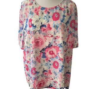 Floral Print Women's Top